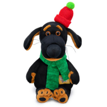 Мягкая игрушка BUDI BASA Собака Ваксон BABY в шапочке 19 см