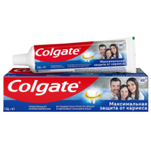 Зубная паста COLGATE Максимальная защита от кариеса Свежая Мята 100мл