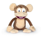 Игрушка интерактивная IMC Toys Club Petz Funny Обезьянка Fufris коричневая, смеётся и подпрыгивает, звуковые эффекты, цвет коричневый, мягконабивная