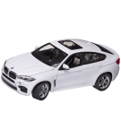 Машина металлическая 1:24 BMW X6M, цвет белый, двери и капот открываются