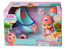 Игровой набор IMC Toys Cry Babies Magic Tears Плачущий младенец в комплекте с коляской и аксессуарами