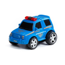 Машинка ПОЛЕСЬЕ Крутой Вираж полиция инерционный, синий