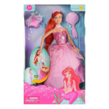 Кукла Defa Lucy Принцесса в розовом платье превращается в русалочку 29см