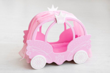Кровать MEGA Toys из коллекции Shining Crown цвет розовое облако