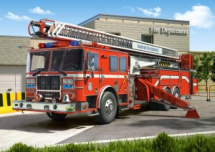Пазл Castorland 260 деталей Пожарная машина, средний размер элементов 1,9×1,7 см