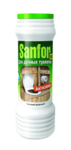 Средство Sanfor дезодорирующее для дачных туалетов Антизапах 400г