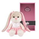 Мягкая игрушка Jack&Lin Зайка Лин в Серебристо-Розовом Платье 20 см в Коробке