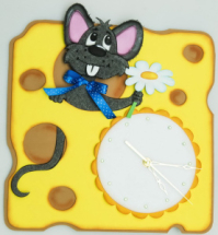 Часы из фоамирана "Мышонок" набор для творчества