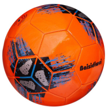 Мяч футбольный Junfa 23см оранжевый