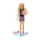 Игровой набор Mattel Barbie Няня Блондинка с малышом и аксессуарами