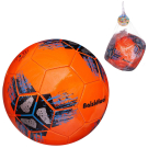 Мяч футбольный Junfa 23см оранжевый