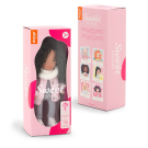 Тканевая кукла Orange Toys Sweet Sisters Tina в розовой куртке Европейская зима на каркасе 32 см