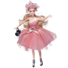 Кукла Junfa Atinil (Атинил) Мой розовый мир с черным клатчем, 28см
