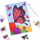 Набор для творчества Maxi Art Мозаика стразами Бабочка в Цветах