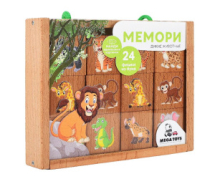 Настольная игра MEGA Toys «Мемори» Дикие животные