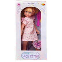 Кукла ABtoys Времена года, 25 см, розовое платье с коротким рукавом