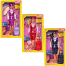 Кукла Defa Lucy Стюардесса в наборе с игровыми предметами, 3 вида, 29 см