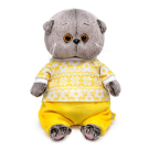 Мягкая игрушка BUDI BASA Кот Басик BABY в зимней пижамке 20 см