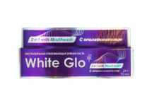 Зубная паста White Glo отбеливающая 2в1 с ополаскивателем для полости рта 24 гр