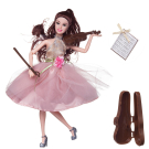 Кукла Junfa Atinil (Атинил) Цветочная гармония в наборе со скрипкой и аксессуарами 28см