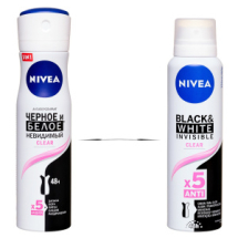 Антиперспирант спрей NIVEA Невидимая защита для черного и белого(clear) 150мл