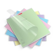 Тетрадь ErichKrause Классика CoverPrо с пластиковой обложкой на скобе, А5+, 12 листов, линейка, MIX-PACK