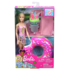 Игровой набор Mattel Barbie Семья Вечеринка в бассейне кукла с аксессуарами