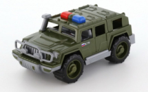 Автомобиль военный джип патрульный Защитник 31х15,5х13 см.