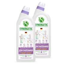 Средство для мытья сантехники SYNERGETIC Сказочная чистота, биоразлагаемое 0,7л 2 шт