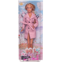 Кукла Defa Lucy Весенняя мода в розовом тренче 29 см