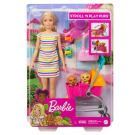 Игровой набор Mattel Barbie Барби с щенками в коляске
