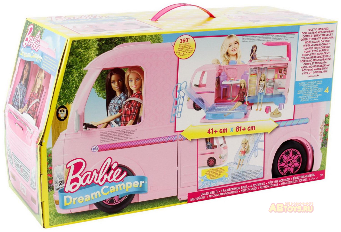 Дом для кукол Mattel Barbie Волшебный дом на колесах