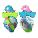 Набор игрушек для ванной ABtoys Веселое купание Дельфин (2 предмета), 2 вида в коллекции