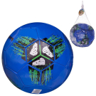 Мяч футбольный Junfa 23см синий