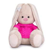 Мягкая игрушка BUDI BASA Зайка Ми в розовом свитере малый 18 см