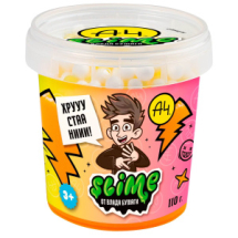 Слайм Slime Влад А4 Crunch-slime оранжевый 110 г.