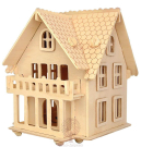 Сборная деревянная модель Чудо-Дерево Архитектура мира Загородный домик 2