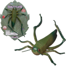 Фигурка гигантская Junfa насекомого "Кузнечик", на блистере