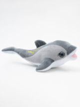 Мягкая игрушка Fixsitoysi Дельфин 14см серый