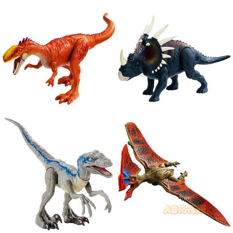 Фигурка Mattel Jurassic World динозавр, базовая. 12 видов