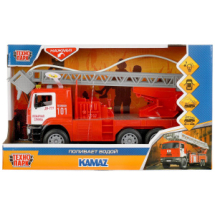 Машинка Технопарк KAMAZ Пожарная машина 22,5 см свет и звук