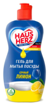 Средство для мытья посуды Haus Herz Сочный лимон, 450мл
