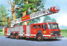Пазл Castorland 60 деталей Пожарная команда MIDI, средний размер элементов 3,8×3,2 см