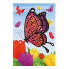 Набор для творчества Maxi Art Мозаика стразами Бабочка в Цветах