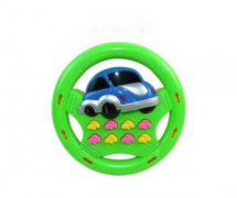 Игрушка для малышей. Руль детский со световыми и звуковыми эффектами 13x13x3см