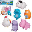 Набор резиновых игрушек для ванной Abtoys Веселое купание 6 предметов (набор 1), в пакете
