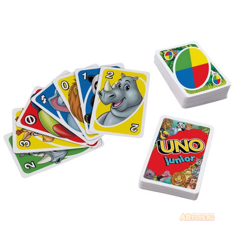 Настольная игра Mattel UNO Junior refresh детская карточная