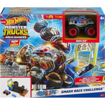 Игровой набор Matte Hot Wheels Monster Trucks Мир Арены - 5 огненный прорыв №1