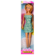 Кукла Defa Lucy Летний наряд Цветочный зеленый сарафан 29 см