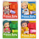 Пупс-куколка "Baby Ardana" Набор игровой Пупсик на машинке с поильником, 4 вида